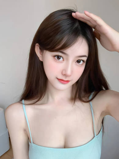 摸奶动图